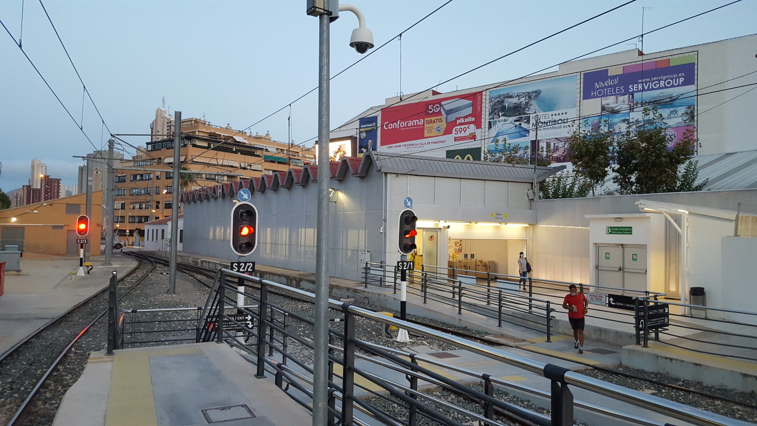 El TRAM d’Alacant modifica el servicio de las líneas 1 y 9 a partir del día 14 por obras de mejora en Benidorm