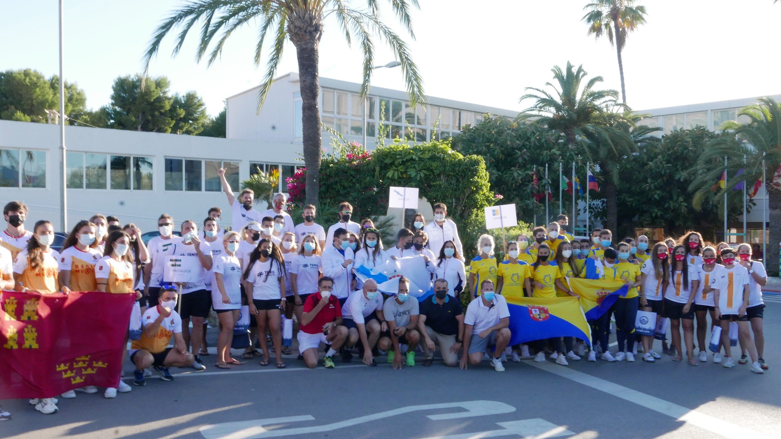 El Lope de Vega acoge la recepción de los equipos del Campeonato de España Absoluto de Tenis Playa