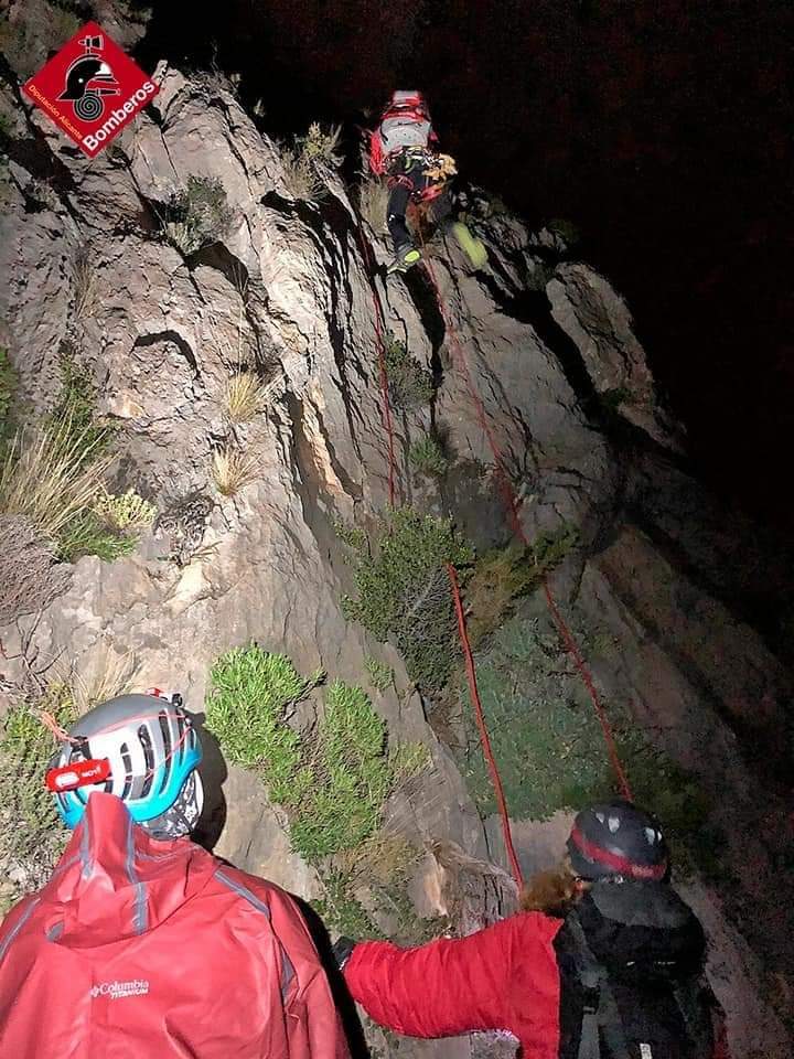 Rescate en el Puig Campana tras una caída de unos 20 metros