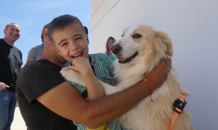 Caninoterapia para niños con Trastorno del Espectro Autista en el Colegio Muixara