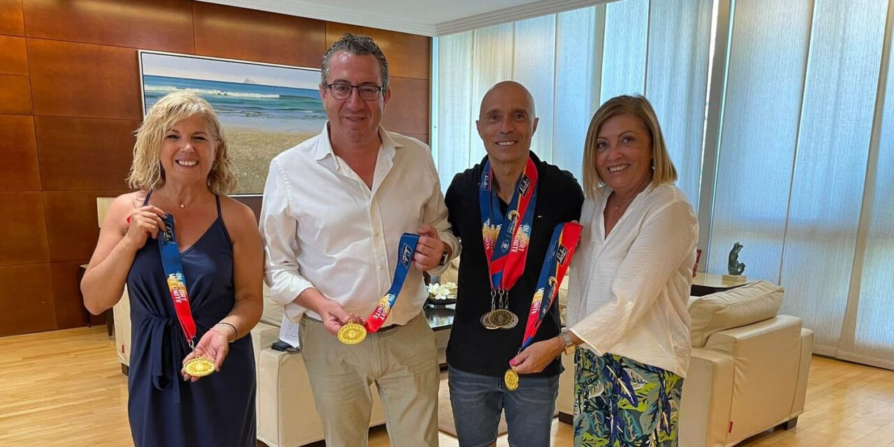 El Alcalde recibe al bombero Domingo Seguí “Xomi”, ganador de 6 medallas en los World Police & Fire Games Rotterdam 2022