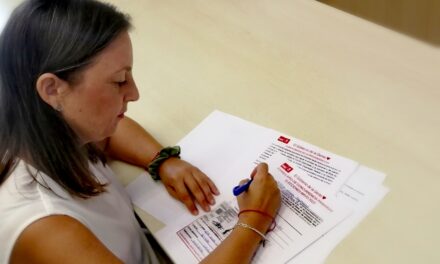 Cristina Escoda oficializa su candidatura a las primarias del PSPV-PSOE de Benidorm