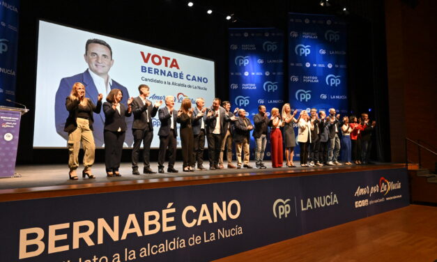 El PP de La Nucía presenta su Lista Electoral en un abarrotado Auditori