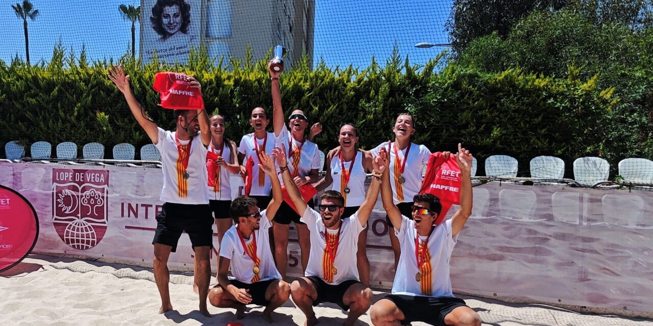 El equipo de Cataluña se alza con la victoria en el III Campeonato de España de Tenis Playa por Comunidades