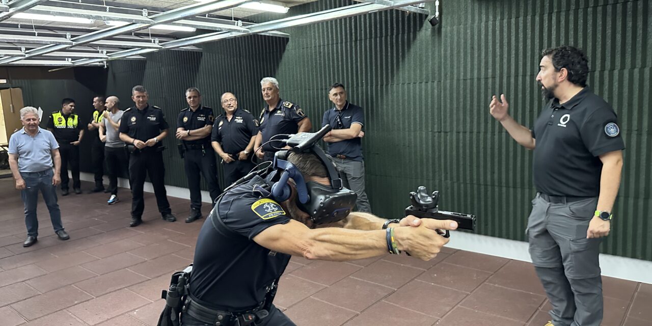 La “realidad virtual” para la práctica del tiro en la Policía Local de La Nucía