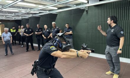 La “realidad virtual” para la práctica del tiro en la Policía Local de La Nucía
