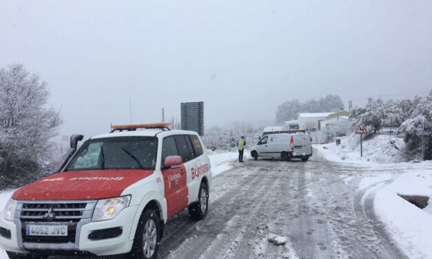 Carreteras de la Diputación activa el dispositivo de invierno ante la bajada de las temperaturas