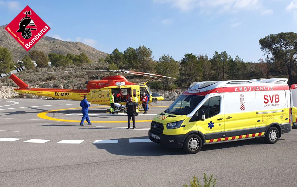 Herida una mujer de 41 años en el , Barranc de la Canal 2