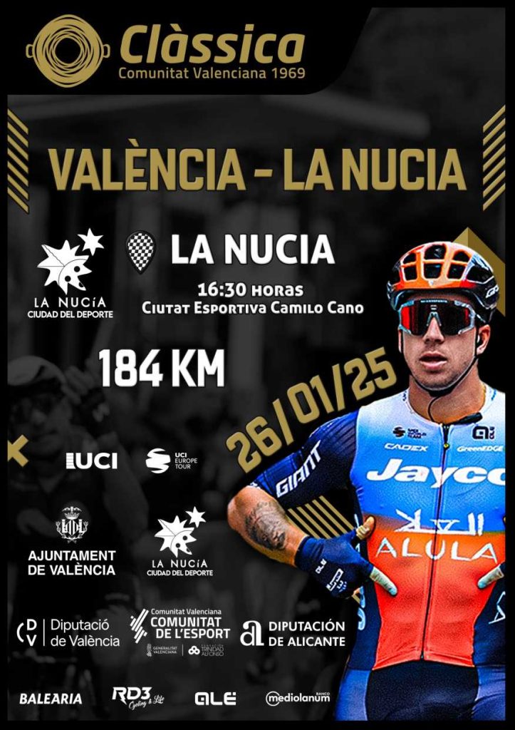 La Nucía será la meta de la ‘Clàssica Comunitat Valenciana’ en 2025