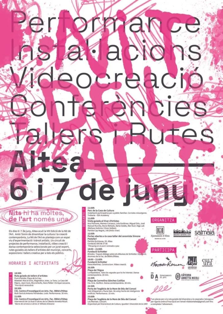 Cultura presenta la vuitena edició de La Nit de l’Art