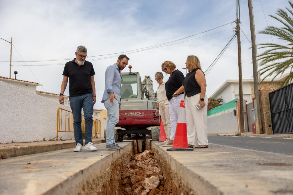 El Ayuntamiento de l’Alfàs del Pi ejecuta obras de captación y desvío de aguas pluviales en l’Albir para prevenir inundaciones