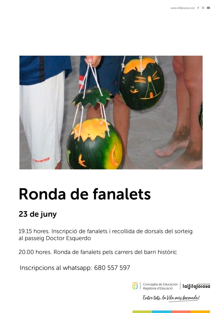 Villajoyosa celebra el tradicional Día de la Corona con el taller de coronas y la Ronda de Fanalets 2