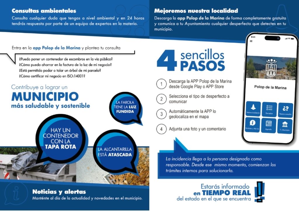 Polop lanza su nueva APP móvil «para mejorar la comunicación con la ciudadanía» 1