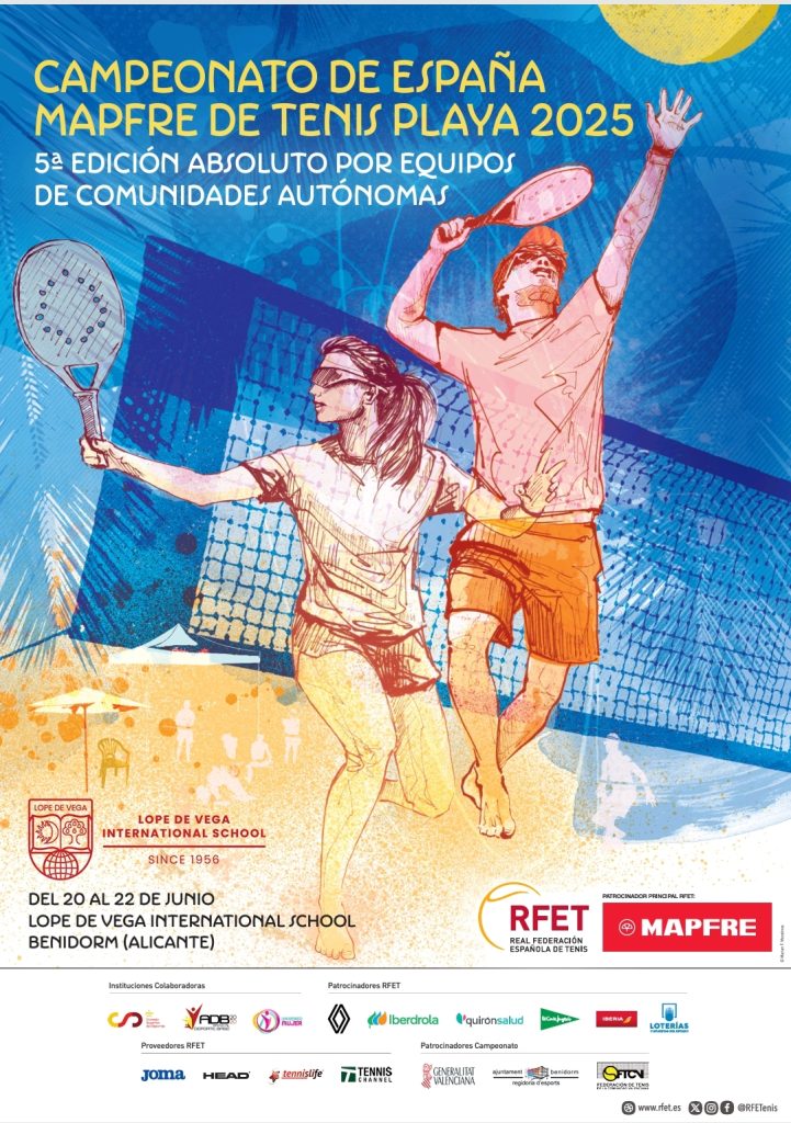 Benidorm y Lope de Vega International School vuelven a albergar el Campeonato de España absoluto de Tenis Playa por Comunidades 0