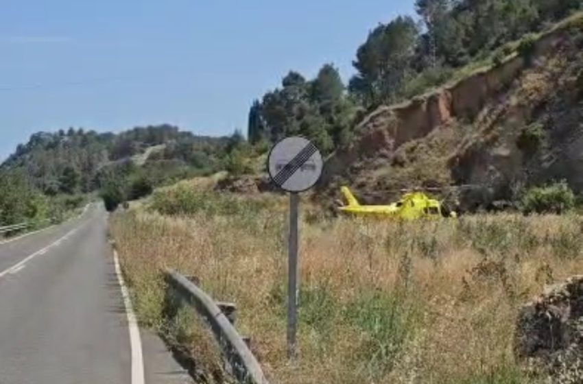  Fallece un motorista en la CV-715 entre Bolulla y Tárbena