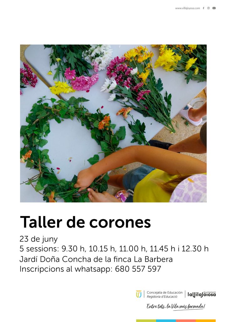 Villajoyosa celebra el tradicional Día de la Corona con el taller de coronas y la Ronda de Fanalets 0