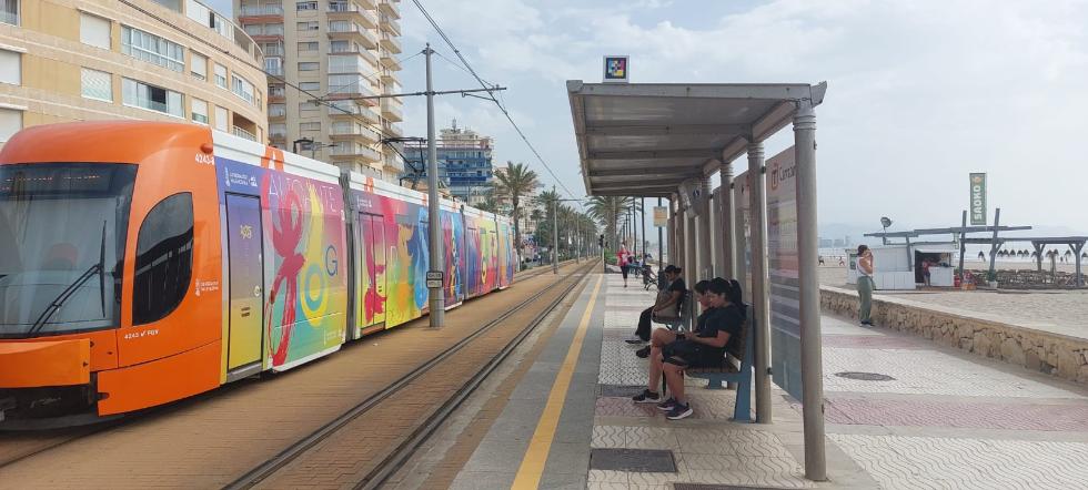TRAM d’Alacant inicia este viernes el servicio ininterrumpido de tranvía hasta la madrugada del 25 0
