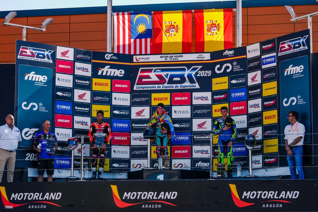 Enzo Zaragoza logra su primera victoria en ESBK Talent 0