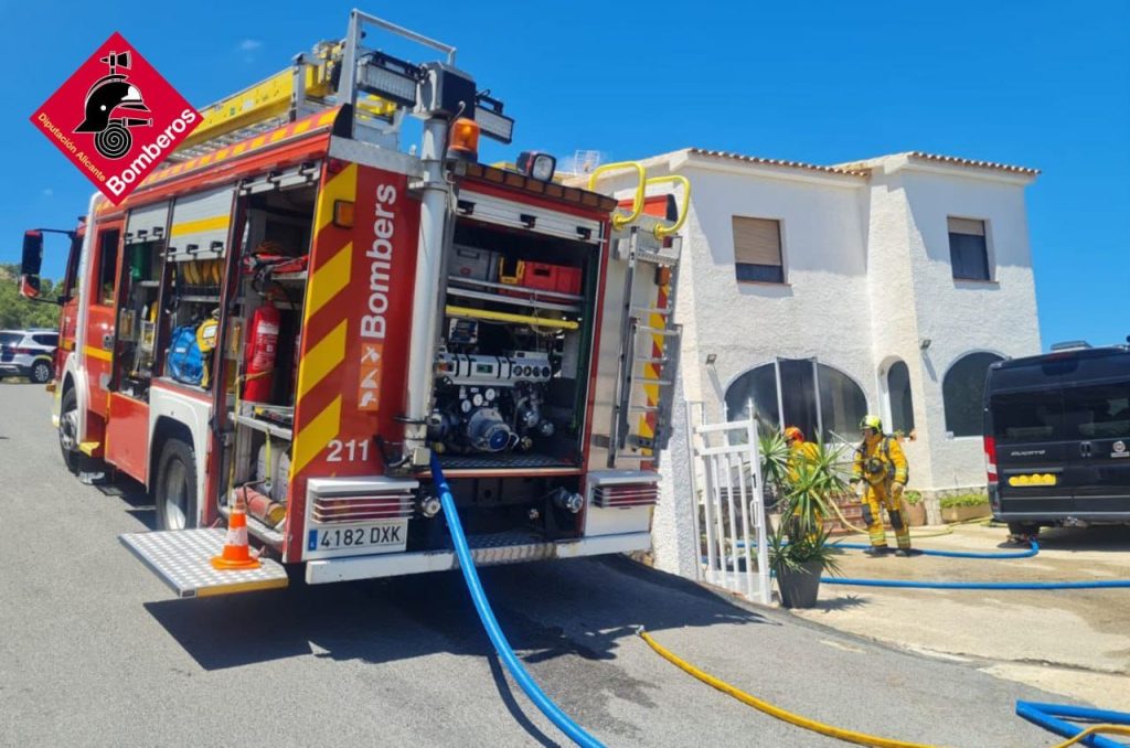 Incendio Callosa Bomberos 