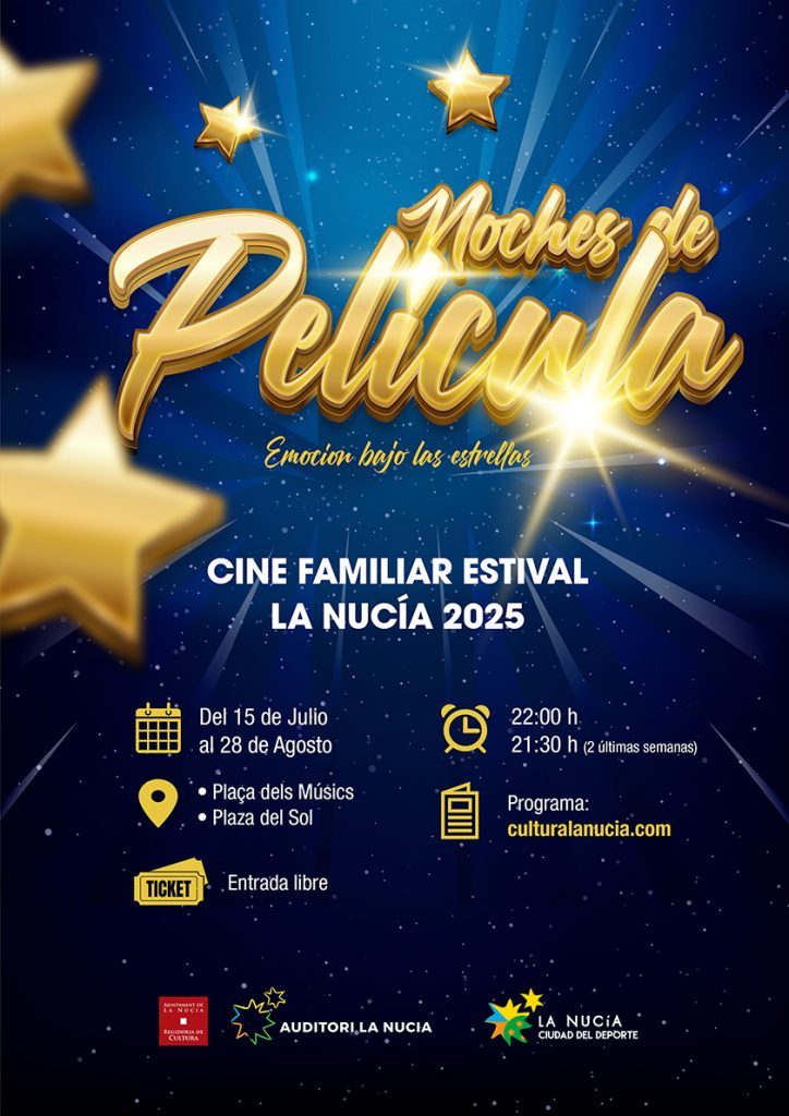 El Cine Estival de La Nucía 2025 contará con 12 películas 0