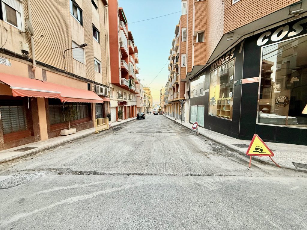 Callosa d’en Sarrià comienza las obras de renovación del asfalto en la calle Ramón y Cajal y la Avinguda de Jaume I 0