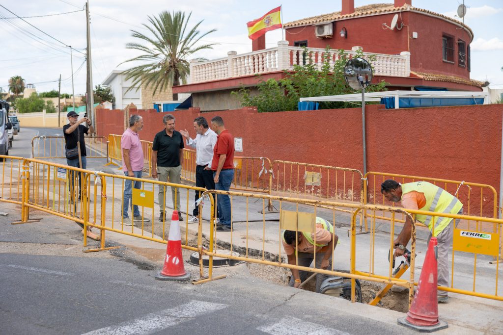 A punto de finalizar las obras de captación y desvío de pluviales que se ejecutan en l’Albir con fondos europeos 0