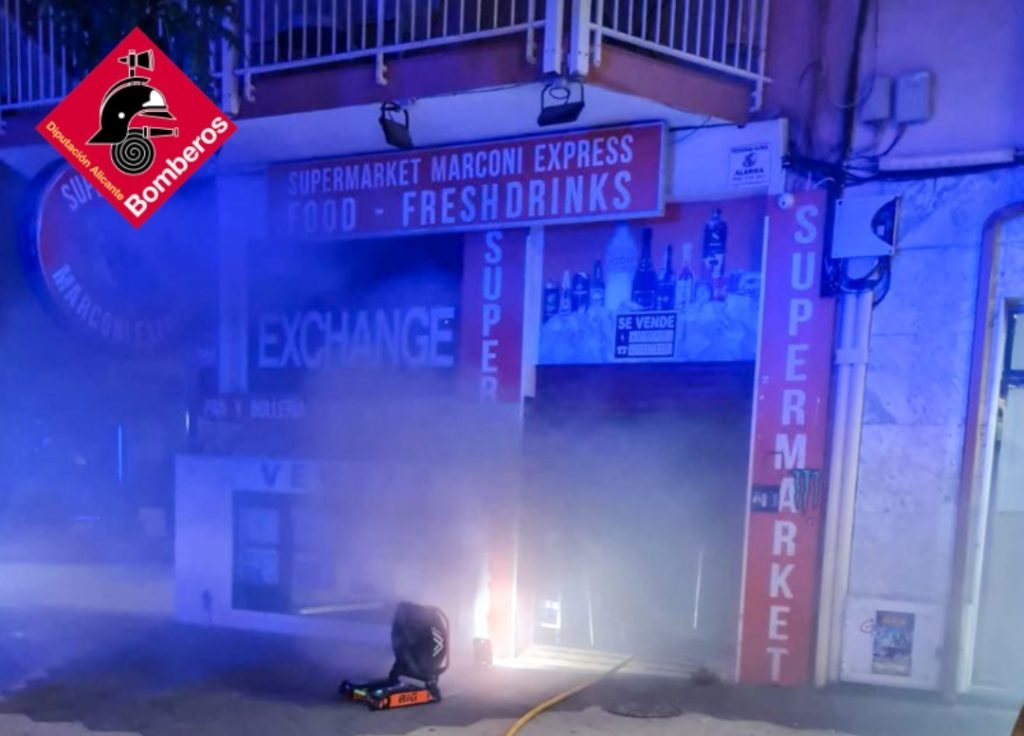 Bomberos Incendio Benidorm 