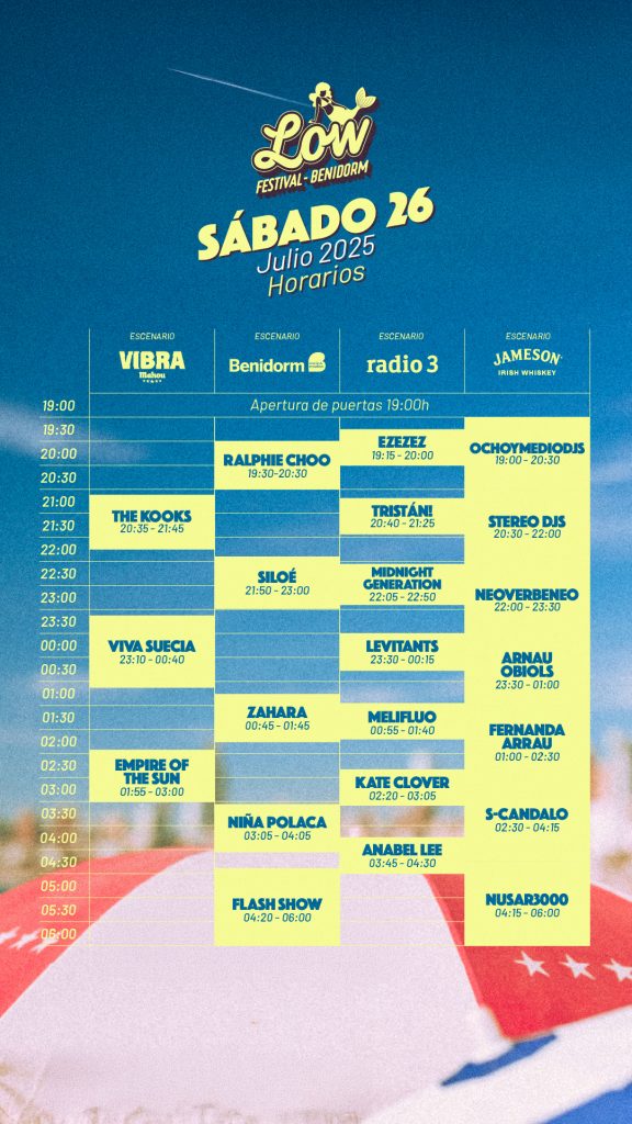 Low Festival anuncia sus esperados horarios del XV aniversario 1