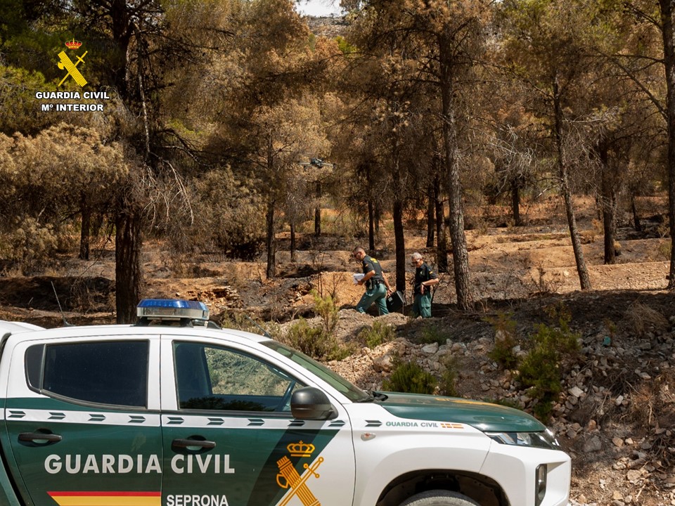 Un investigado por el Incendio Forestal de IBI que afectó al Parque Natural de la  Font Roja 0