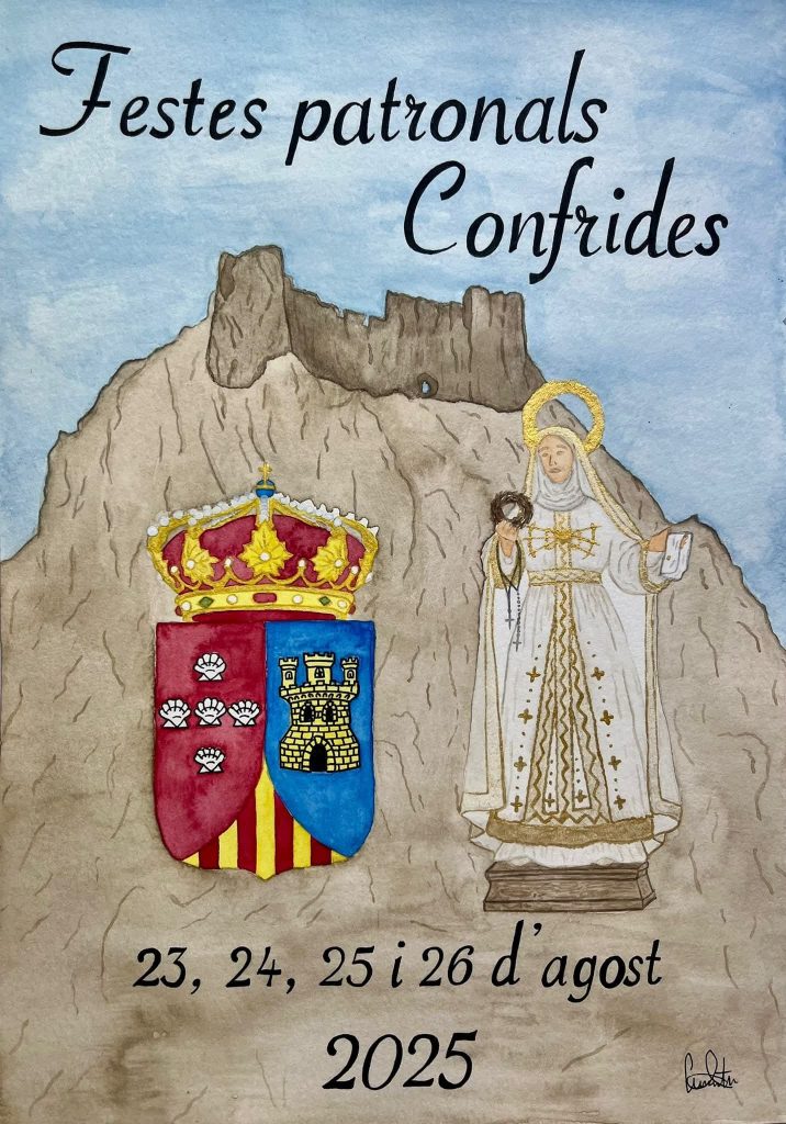 Confrides celebra sus fiestas patronales del 23 al 26 de agosto 1