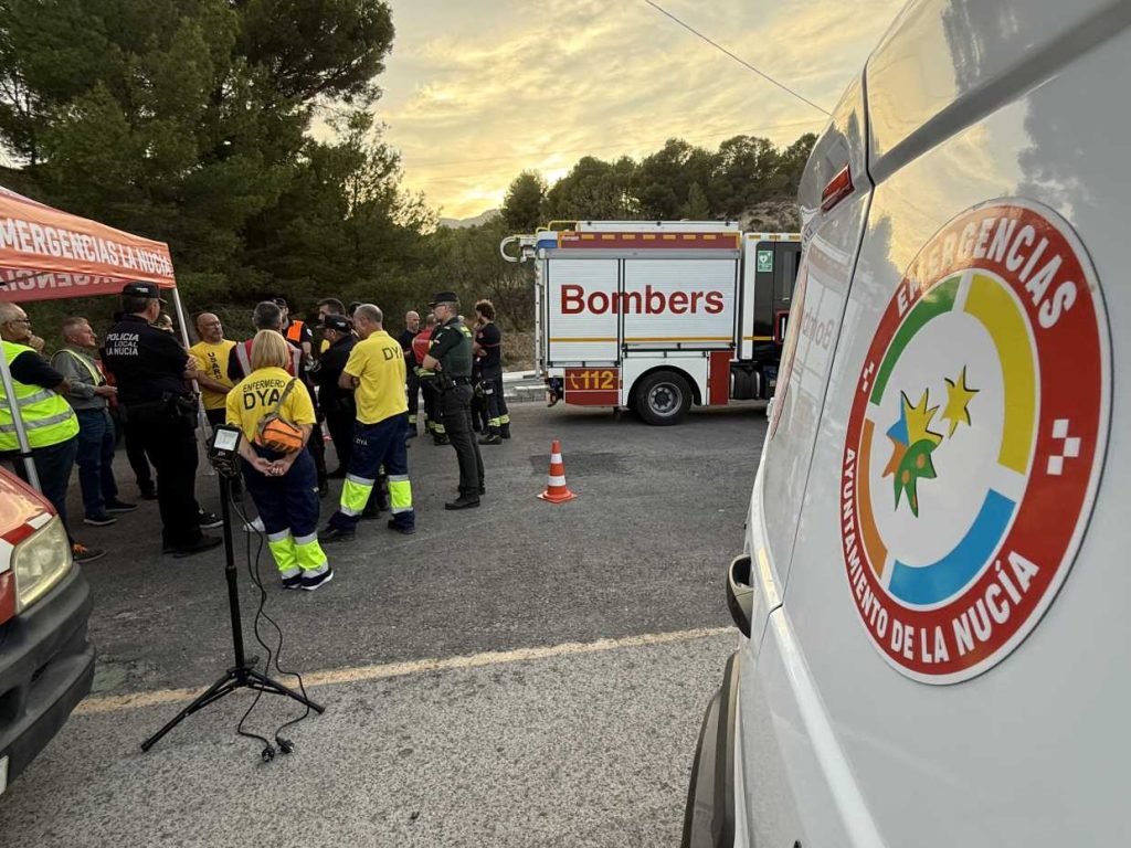 La Nucía realiza un “simulacro de Emergencia por inundación” coordinado por  112 CV 0
