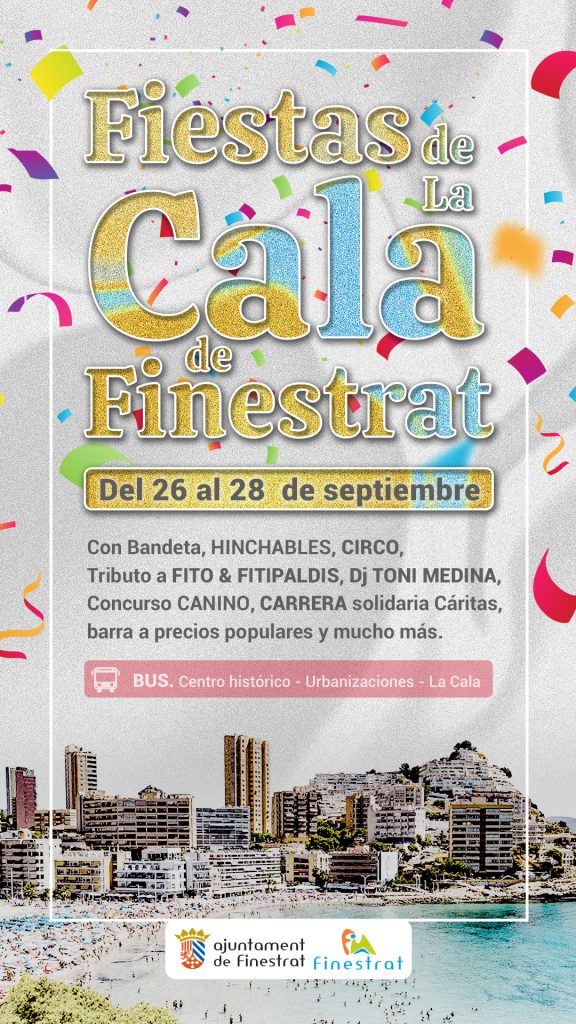 Presentación de la programación de las fiestas de la Cala de Finestrat 0