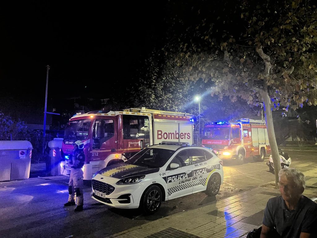 Incendio en un hotel en el Albir 2