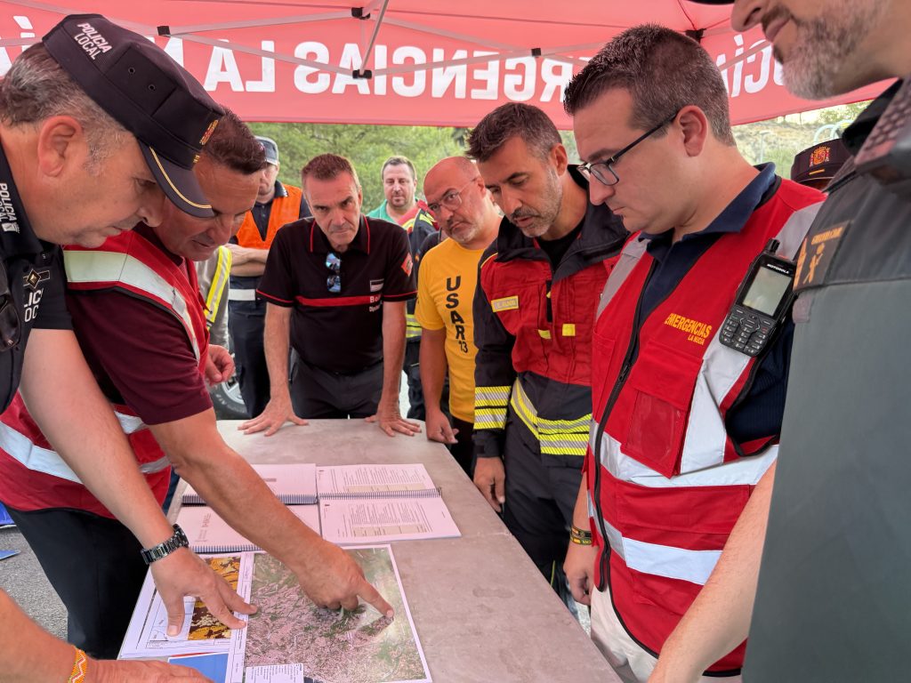 La Nucía realiza un “simulacro de Emergencia por inundación” coordinado por  112 CV 1