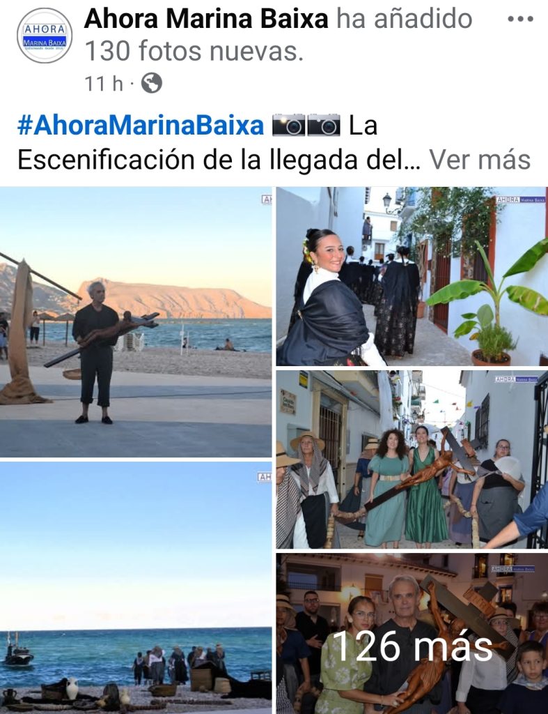 30 años de la Escenificación de la llegada del Cristo a Altea 0