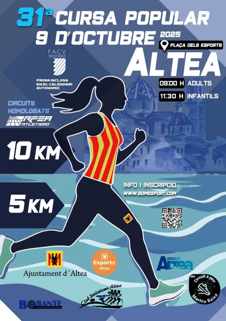 La Carrera Popular 9 d’Octubre contempla una prueba de 10KM incluida por primera vez en el calendario autonómico 0