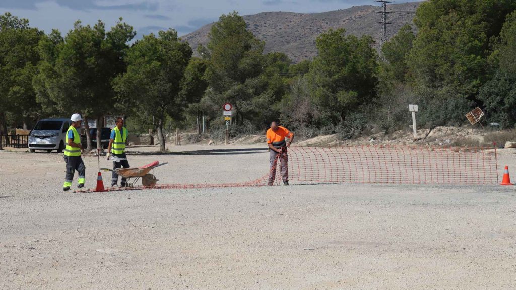 Benidorm inicia las obras de mejora del aparcamiento disuasorio de la avenida Beniardá 0