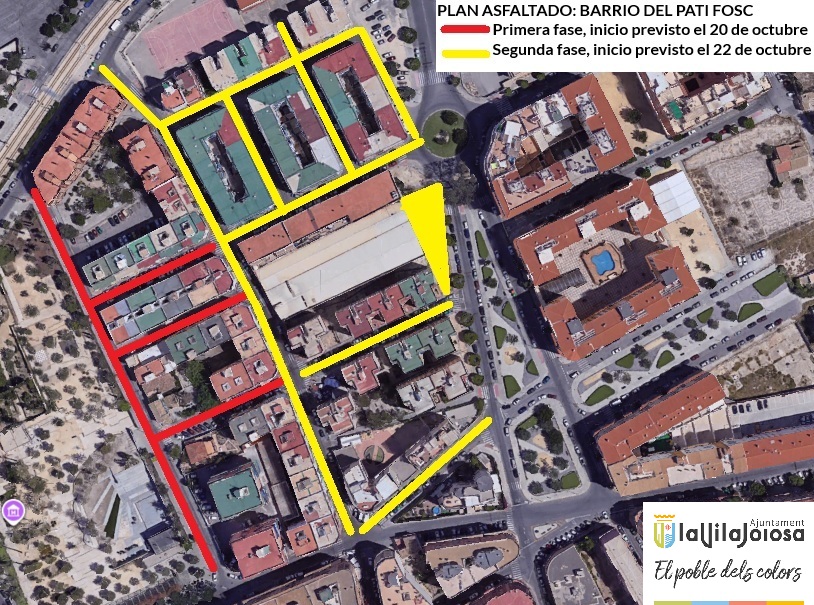 El Ayuntamiento de Villajoyosa inicia el asfaltado de calles del casco urbano con una inversión de 3 millones de euros 0