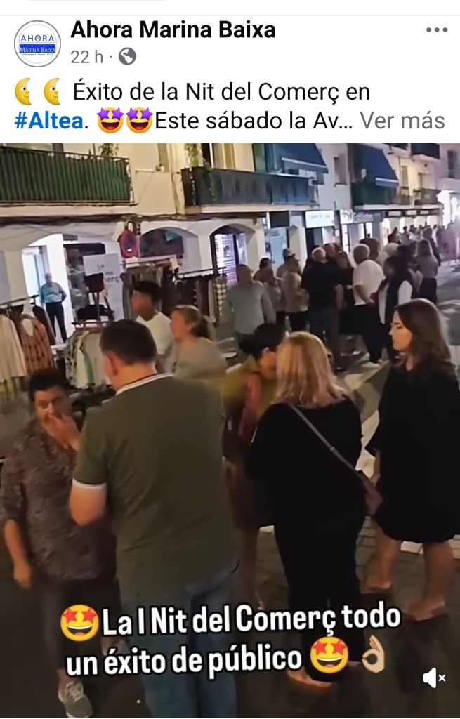 Éxito en Altea con la Nit del Comerç este fin de semana 3