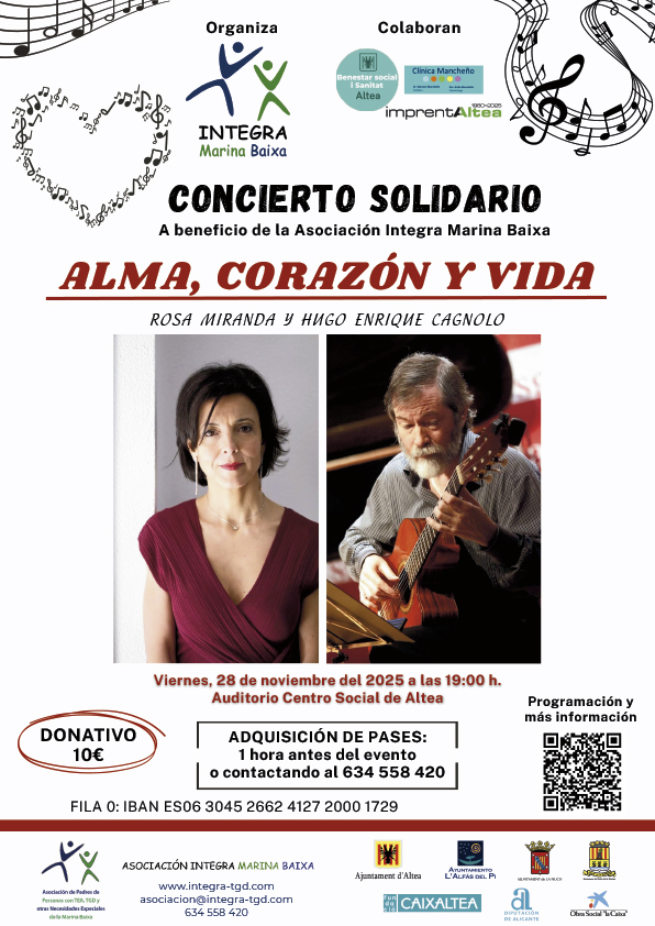 Concierto benéfico en Altea organizado por Integra Marina Baixa 0