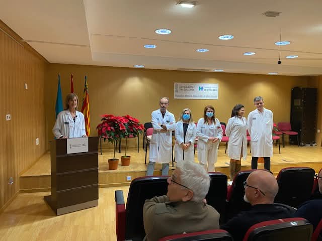 Acto homenaje de jubilación en el Departamento de Salud de la Marina Baixa