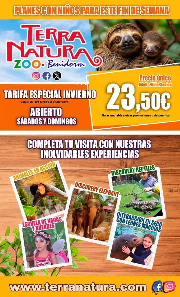 Terra Natura Benidorm celebra la Navidad con propuestas de enriquecimiento ambiental para los animales 1