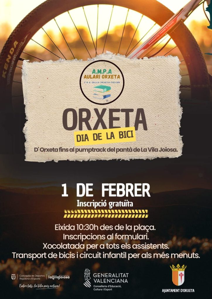 Viu l’aventura del Dia de la Bici a Orxeta