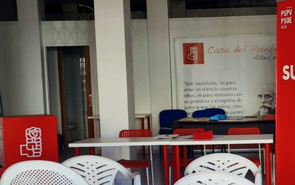 PSPV-PSOE Altea impagaments Serveis Socials