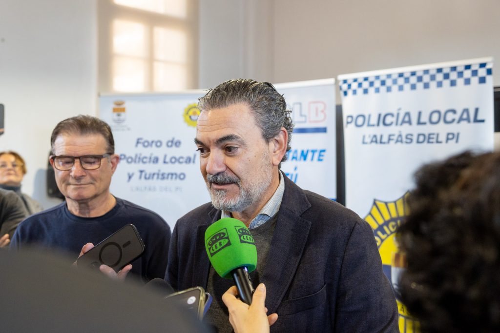 Más de 300 profesionales participarán en el I Foro Policía Local y Turismo en l’Alfàs del Pi