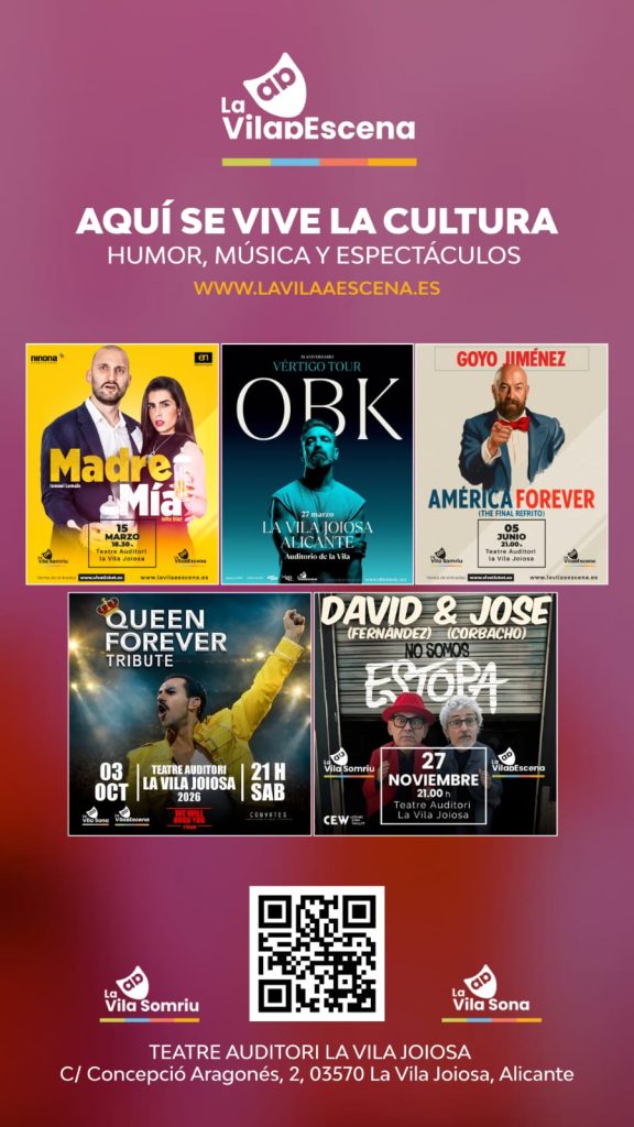 Villajoyosa presenta la nueva programación cultural “La Vila a Escena” para 2026
