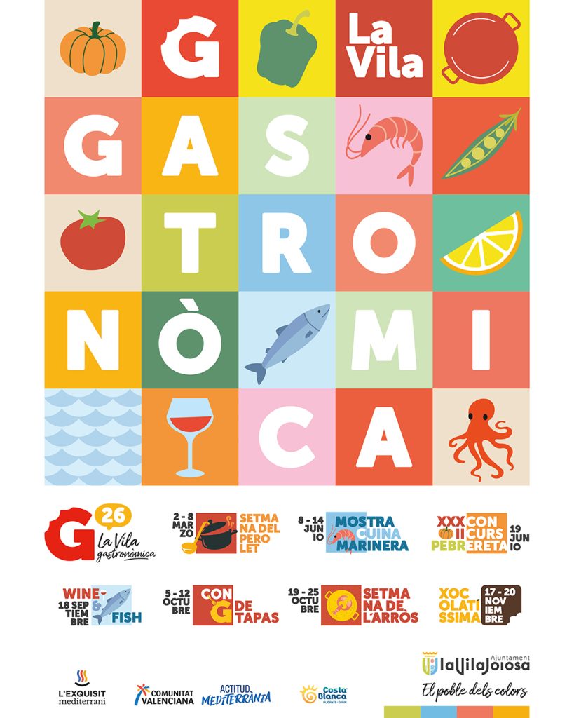 La Vila Gastronómica 2026 recupera el Concurso Carlos Llorca Baus y refuerza su apuesta por el turismo culinario en Villajoyosa
