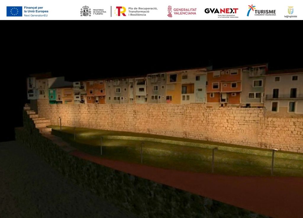 Villajoyosa instalará nueva iluminación led en las murallas del casco histórico