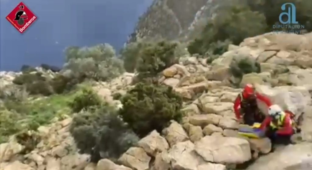 Rescate Peñón de Ifach