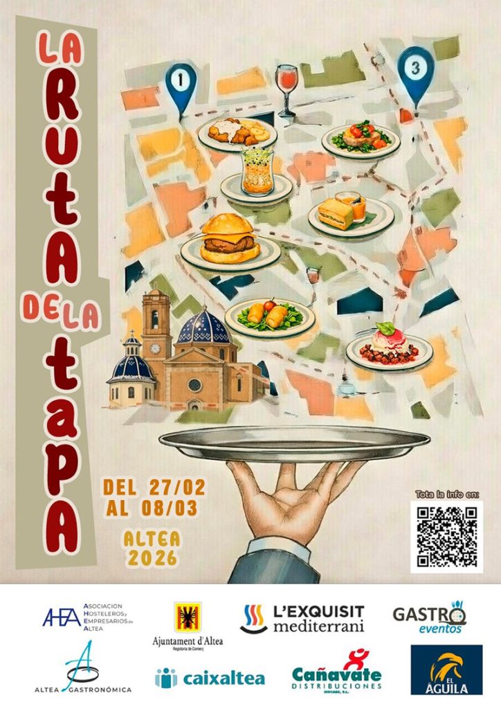 Dieciséis establecimientos participan en una nueva edición de La Ruta de la Tapa en Altea